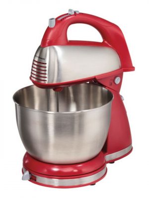 Batidora    De    Pedestal    Clasica    6    Velocidades    Roja    Cromado