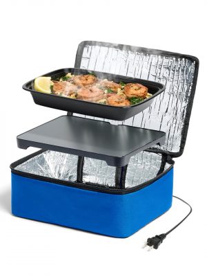 Mini Oven Plancha portatil para calentar Hotlogic Azul