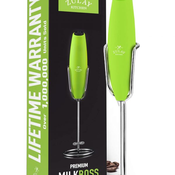 Frother - Espumador de leche Milk Boss Color verde limon y negro