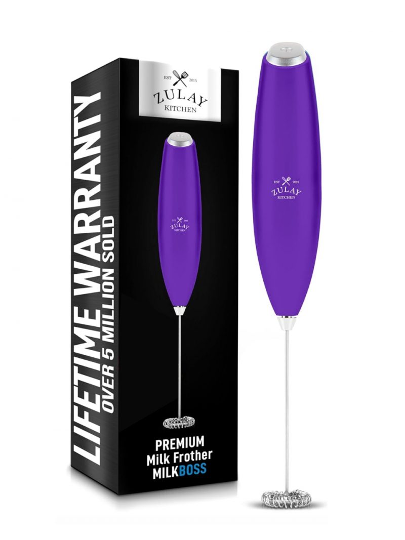 ZFMB12 Frother - espumador de leche Milk Boss Color Morado Oscuro