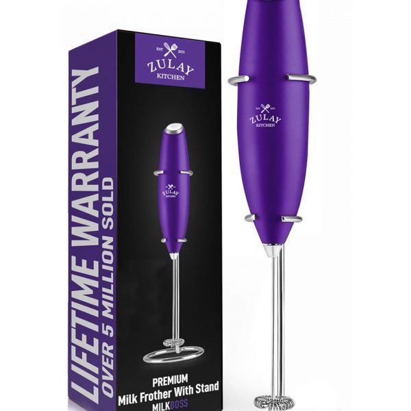 Frother - espumador de leche Milk Boss Color Morado Oscuro