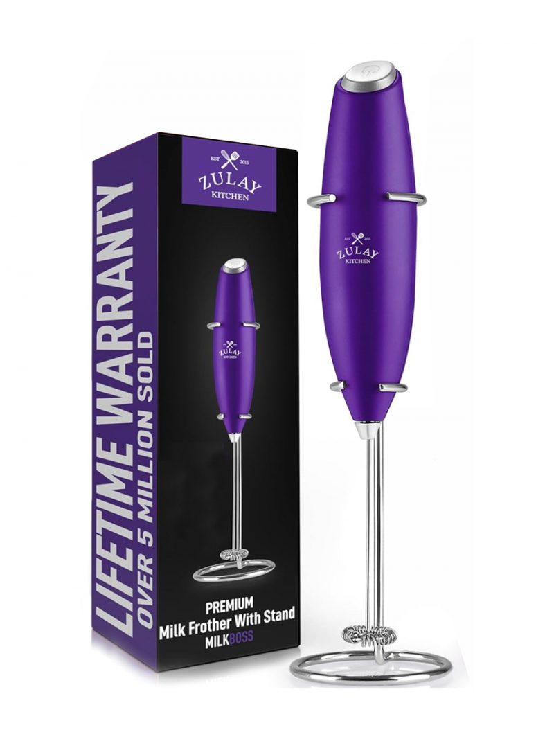 Frother - espumador de leche Milk Boss Color Morado Oscuro