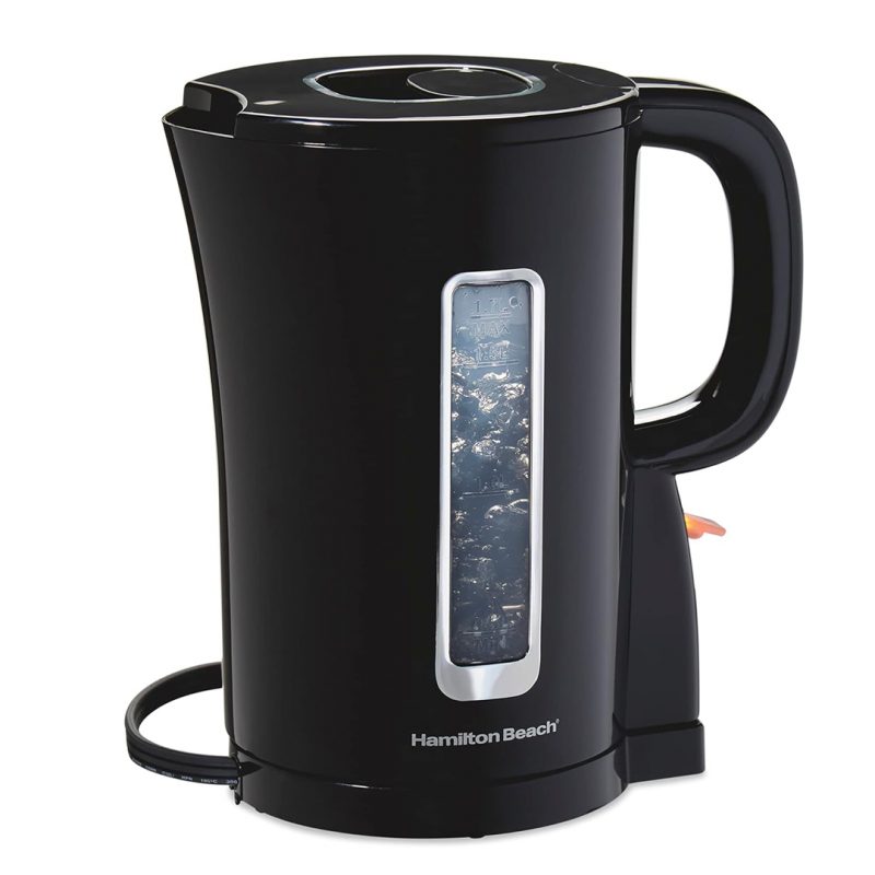 Tetera Electrica de 1.7L Marca Hamilton Beach Negra
