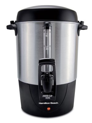 Urna cafetera de 45 tazas con Ventanita