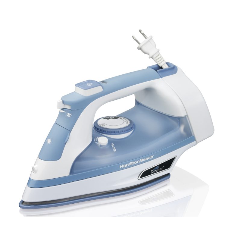 Plancha para ropa de vapor antiadherente con suela Durathon